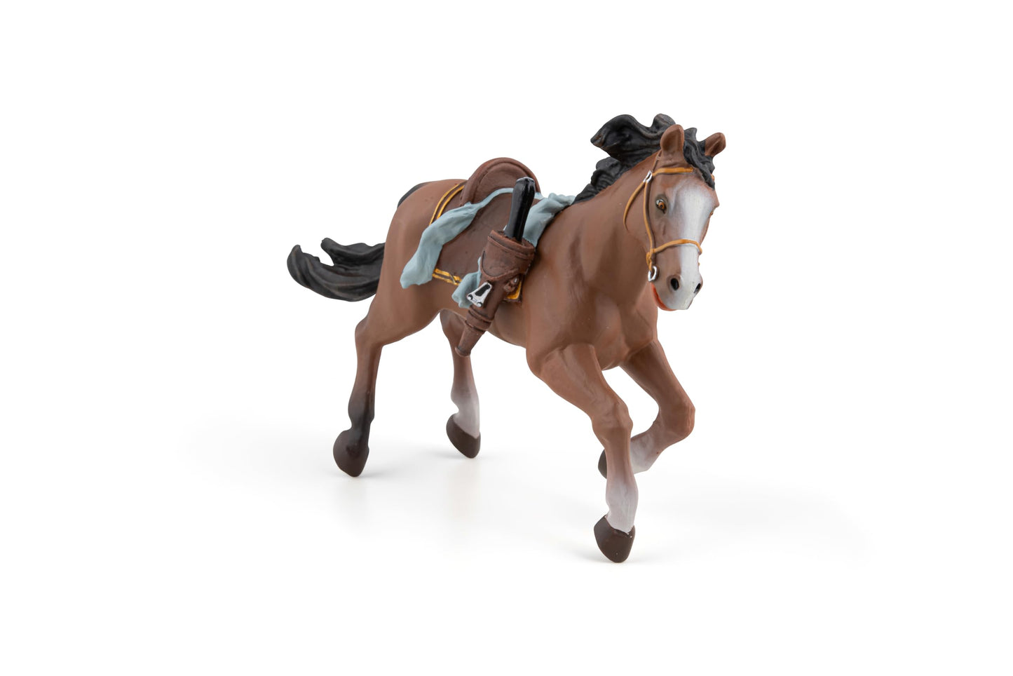 Papo - Realistic Musketeer Horse Figure - Ages 3+ - Historical Collection - Creative Play Musketeer Adventure - Gift Idea Toy for Girls and Boys