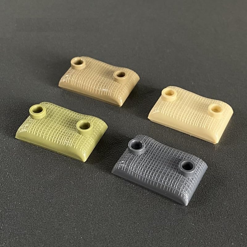 50 Pcs Military Building Blocks Sandbag, Bunker, Obstacle Sandbag Building Accessories, Tactical Equipment Assembling Scene Building Toys, Compatible