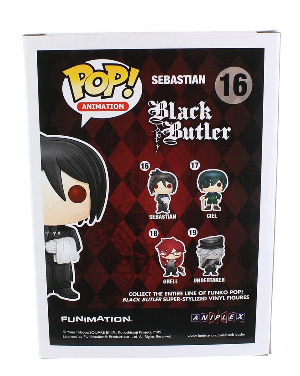 FunKo POP Anime: Black Butler - Sebastian Toy Figure