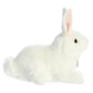 Aurora® Realistic Miyoni® American White Rabbit Stuffed Animal - Lifelike Details Make a Cherished Companion - Perfect for Decorating Bedrooms or