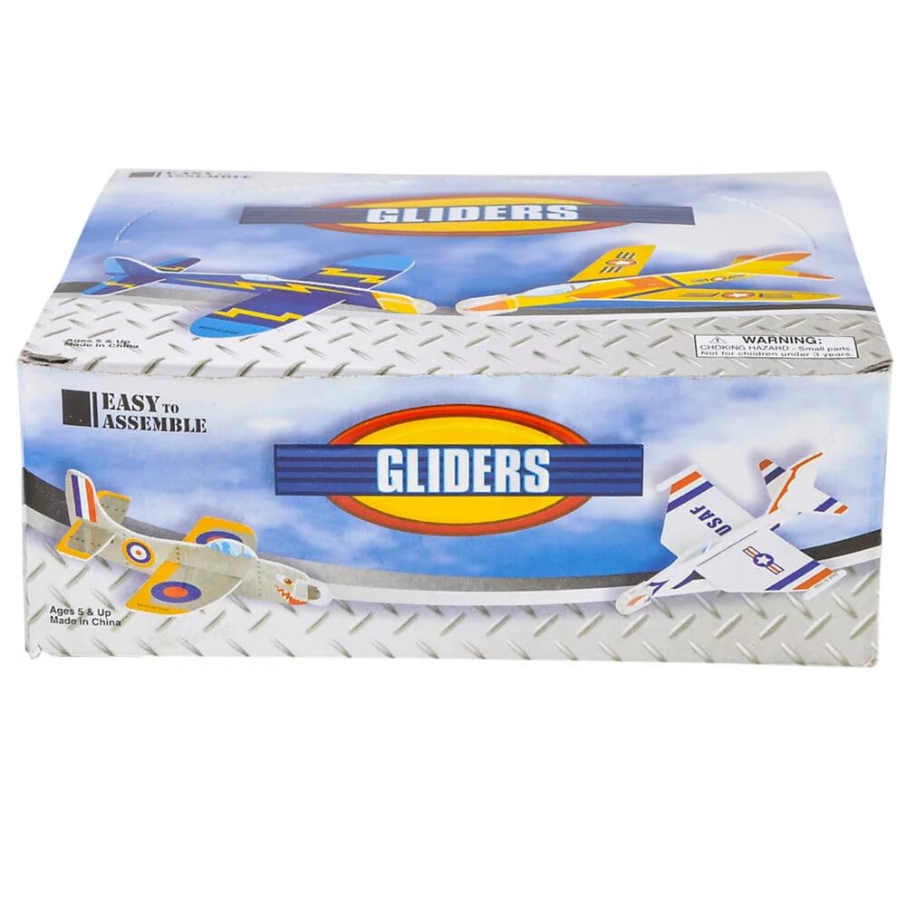 Rhode Island Novelty 72 PC 4 Inch Foam Glider Assortment