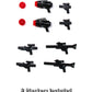 LEGO Star Wars Accessory and Weapons Pack - 8 Lightsabers, 8 Blasters, 2 Display Stands and More