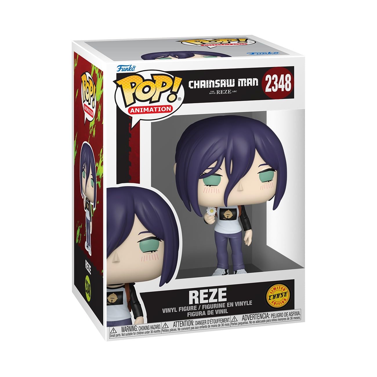 Funko Pop! Animation: Chainsaw Man Reze - Reze - 1/6 Odds for Rare Chase Variant - Collectable Vinyl Figure - Gift Idea - Official Merchandise - Toys