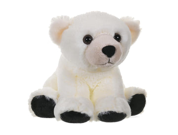 Wild Republic Cuddlekins Mini Polar Bear Stuffed Animal - 8"