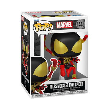 Funko POP Marvel: Spider-Man Comics - Miles Morales Iron Spider - 1/6 Odds for Rare Chase Variant - Marvel Comics - Collectable Vinyl Figure - Gift