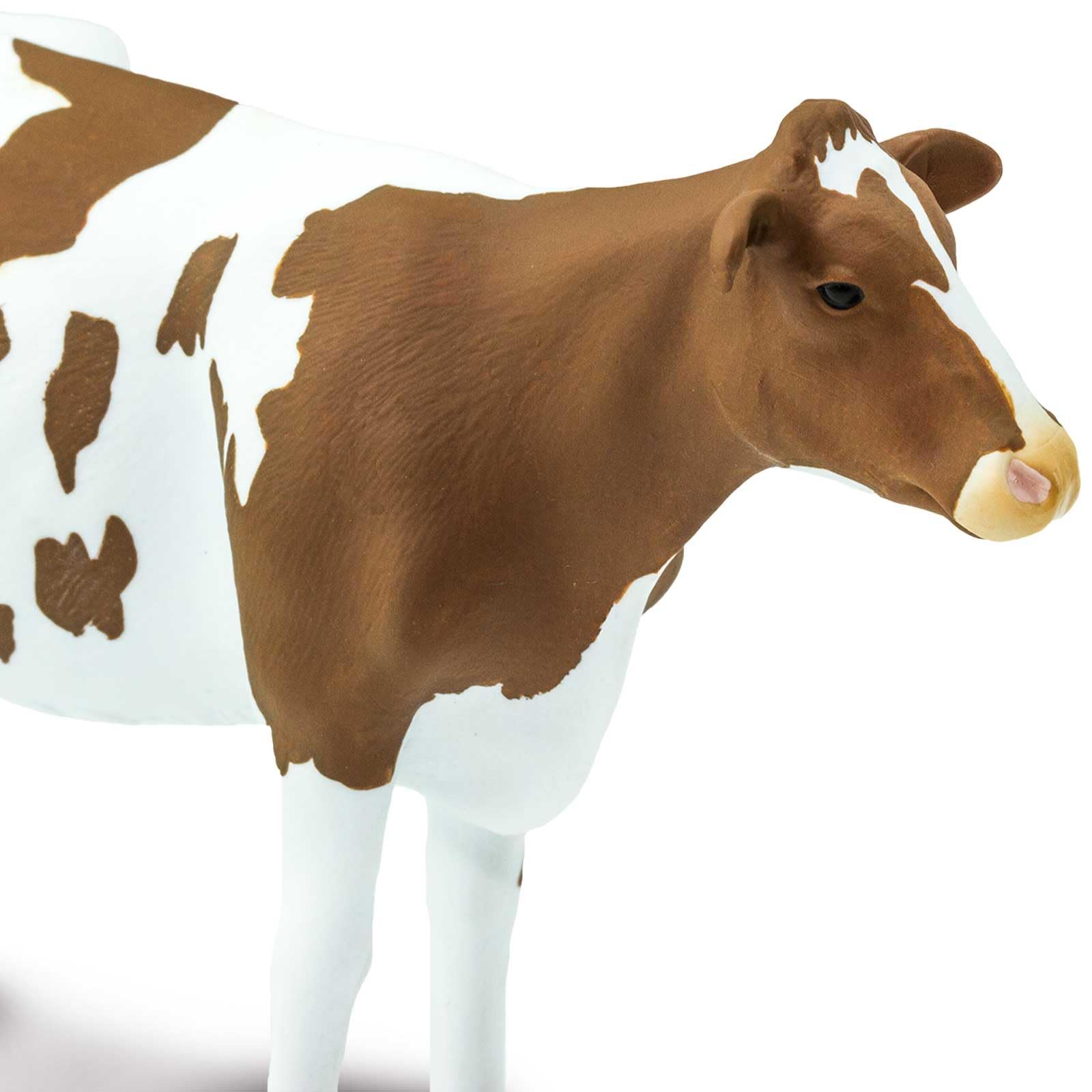 Safari Ltd. Ayrshire Cow Figurine - Lifelike 5.25" Model Figure - Educational Toy for Boys, Girls, and Kids Ages 3+