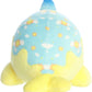 Aurora Enchanting Tasty Peach Sunny Day Nomwhal Stuffed Animal - Bright & Colorful Design - Showpiece Plush - Yellow 7 Inches