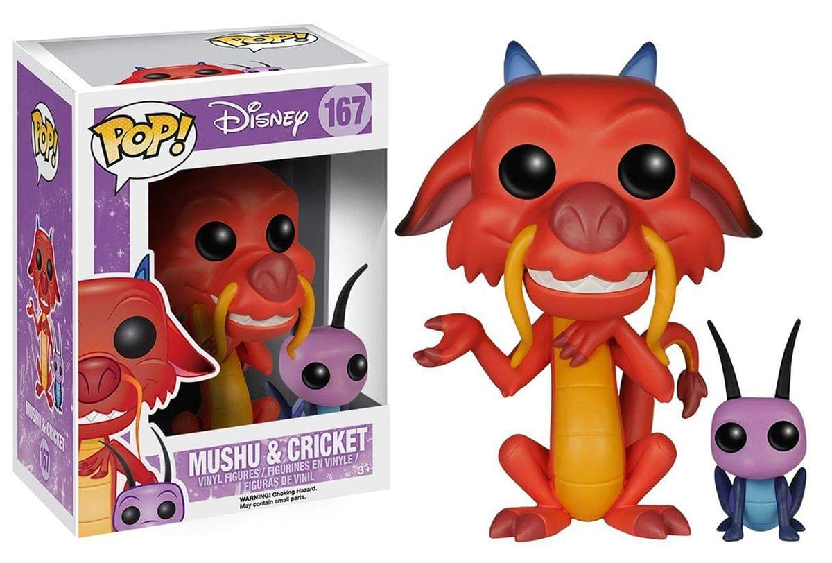 Funko Mulan Mushu and Cricket Pop Vinyl Figure