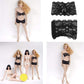Yikko 1/6 Scale Female Lace Underwear Set Cloth for 12" Action Figure Toys Doll Clothes Accessories (B Black)