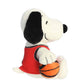 Aurora® Adorable Peanuts® Basketball Snoopy Stuffed Animal - Officially Licensed Toys for All Snoopy Fans - Nostalgic Gift for Adults and Birthday