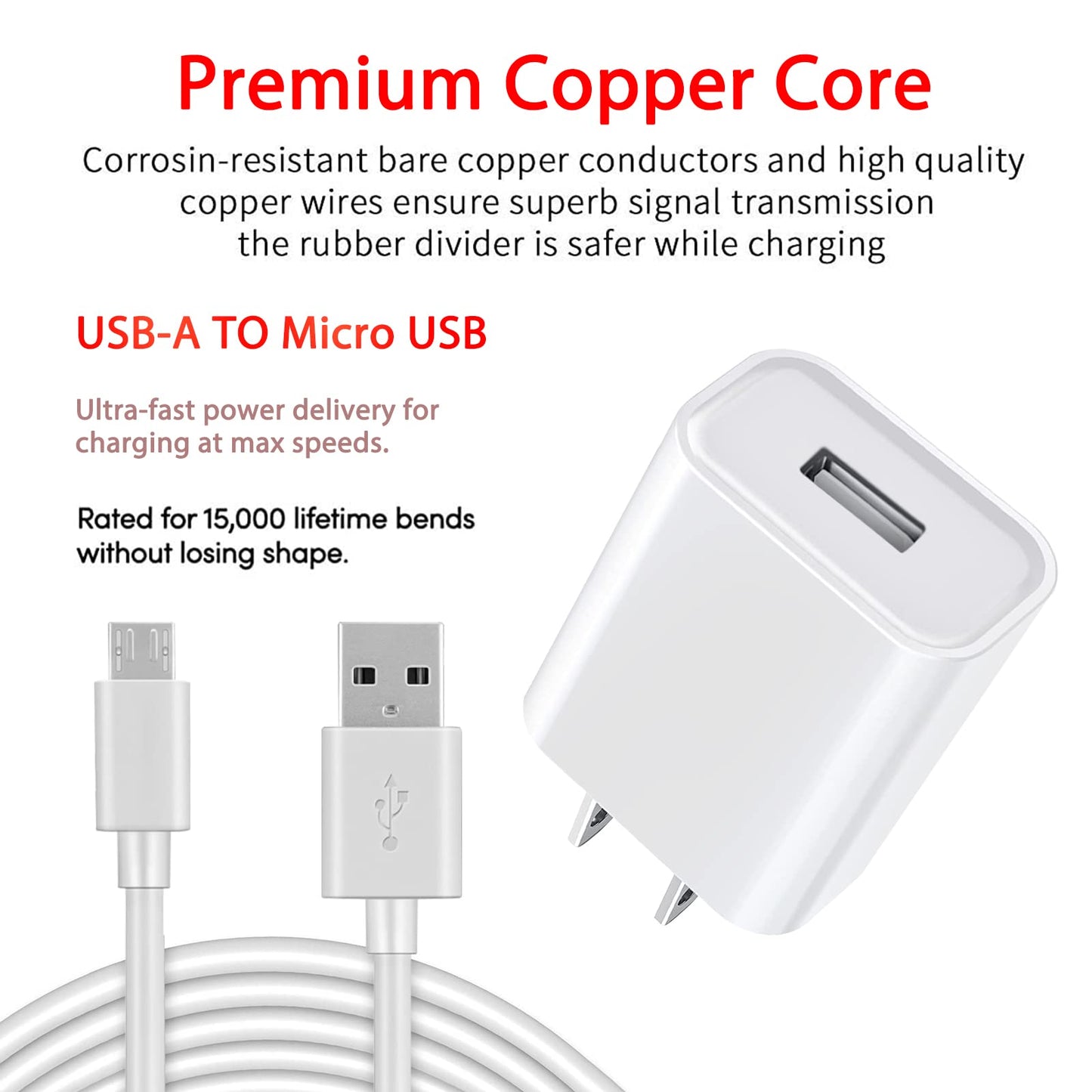 Leapstart 3D Charger Charging Cable Cord Compatible for Leapfrog LeapPad Ultimate, LeapPad Ultimate Ready, LeapPad Academy Kids,LeapStart Go