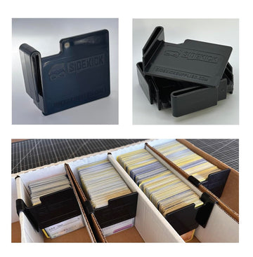 SIDEKICK Mini Card Box Divider (10-Pack) Trading/Gaming/Baseball Card Storage Box Divider Protect What You Collect - Proudly Made in the USA