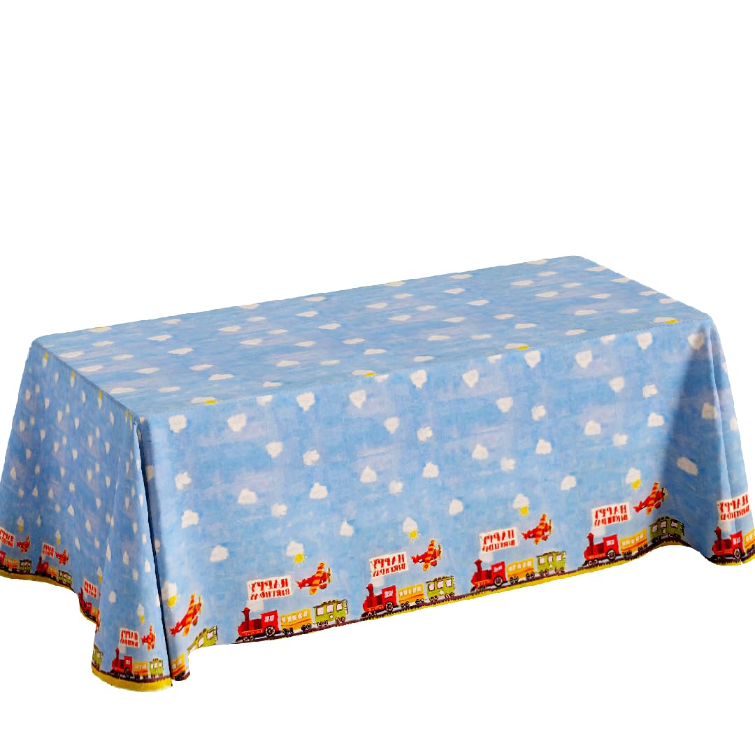 Creative Converting "On The Go" Plastic Table Cover, 54 by 108-Inch