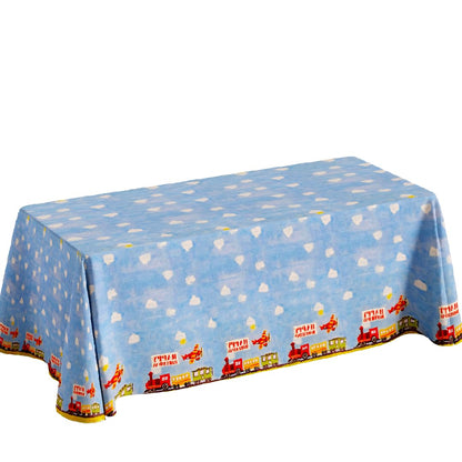 Creative Converting "On The Go" Plastic Table Cover, 54 by 108-Inch