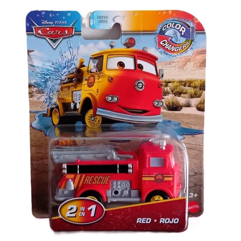 Cars de Disney y Pixar Color Changers Red Toy Vehicle for Ages 3 and Up