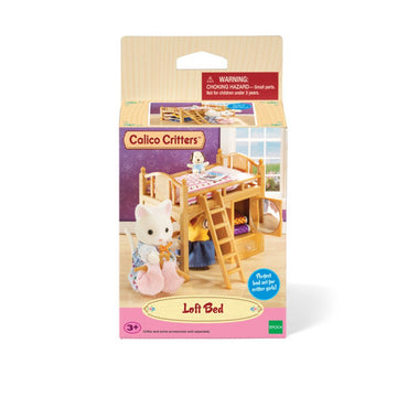 Calico Critters - Loft Bed Set - Dollhouse Furniture & Accessories - Kids Pretend Play Toy, Miniature Dollhouse Furniture & Accessories, Ages 3+