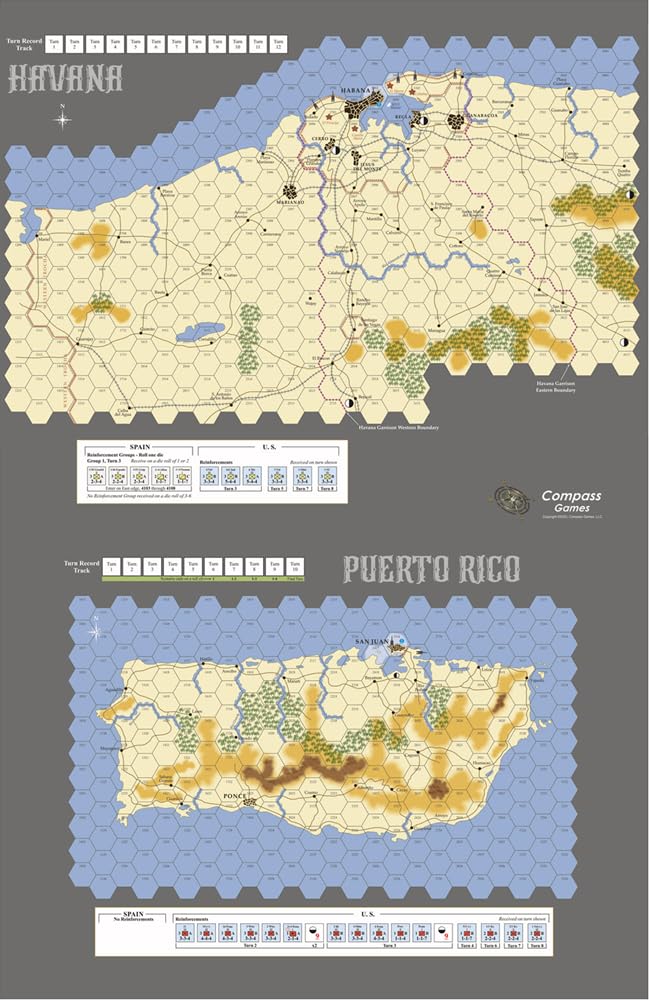 Compass Games 1126 The Spanish-American War, 1898