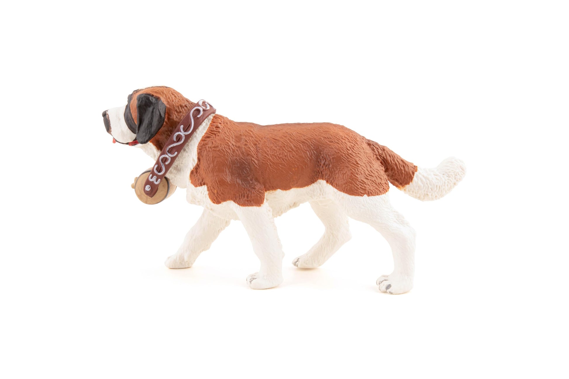 Papo - Realistic Saint Bernard Figure Toy for Kids - Ages 3+ - Dogs and Cats Collection - Educational Play Pets - Gift Idea Toy for Girls and Boys