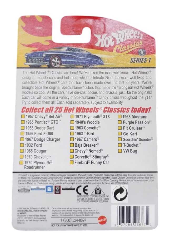 Hot Wheels Classic Series 1: Firebird Funny Car #18 of 25