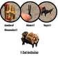 1:12 Miniature Dollhouse Accessories for Furniture Decoration