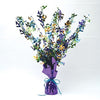 Bright and Bold Mini Foil Spray Centerpiece, 21st Birthday or Celebration