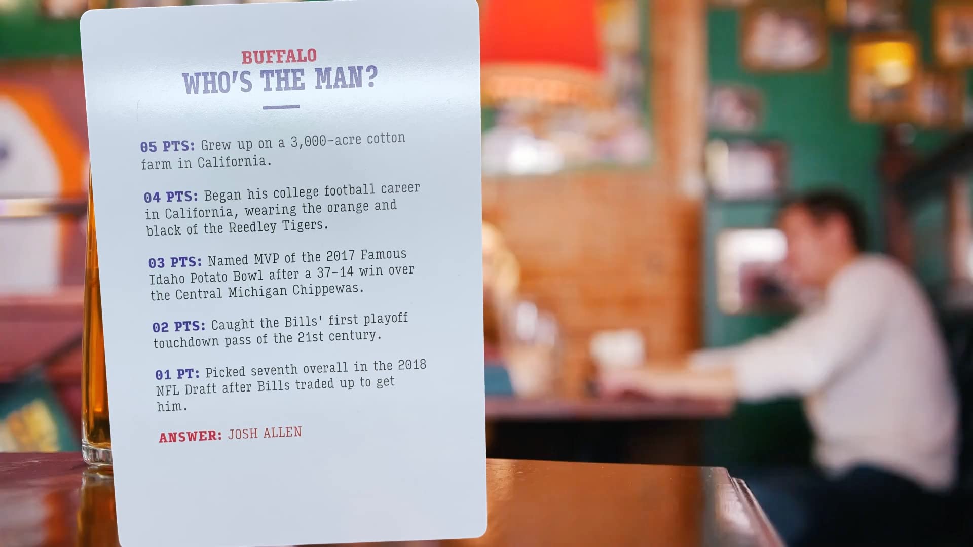 You Gotta Know Who’s the Man? - Buffalo Football