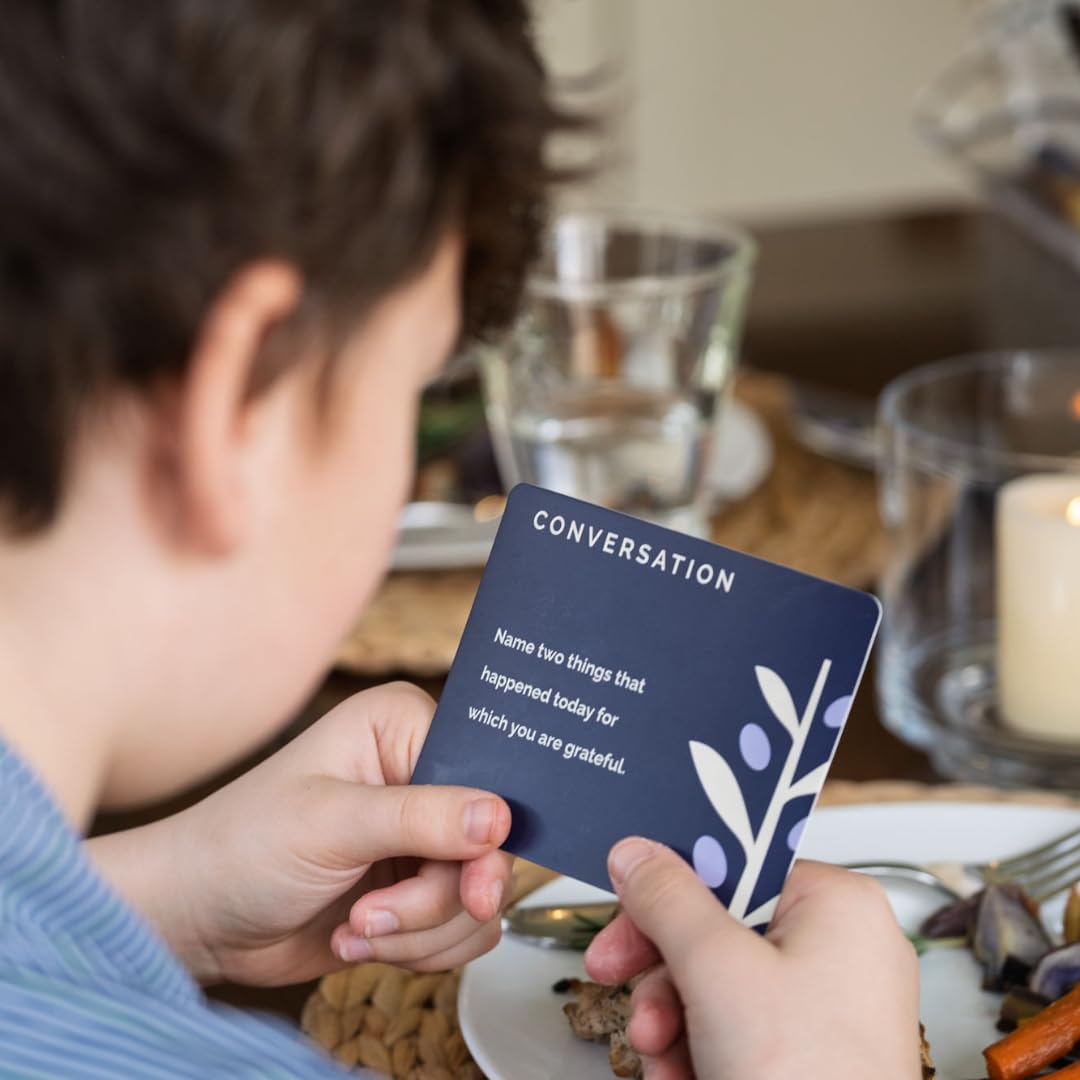 Grace Notes Conversations: Faith + Family - Christian Conversation Starter Cards for Families, 50 Faith-Based Discussion Cards, Christian, Dinner