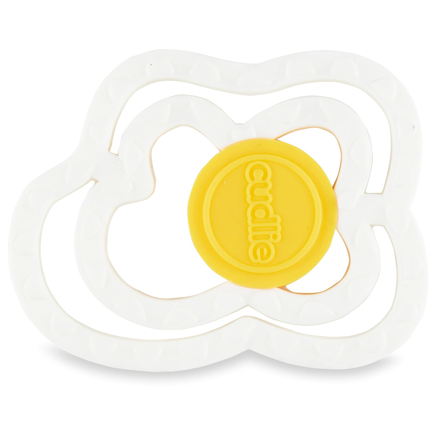 Cudlie 2-Pack Food Grade Silicone Teether - BPA Free, Fun Food Shapes for Soothing Baby's Sore Gums