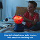 Educational Insights GeoSafari Orbiting Solar System & Projector - Model Solar System for Kids, Outer Space Projector for Ceiling, Classroom Science
