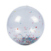 Fun Express Confetti Large Beach Ball - Toys - 6 Pieces