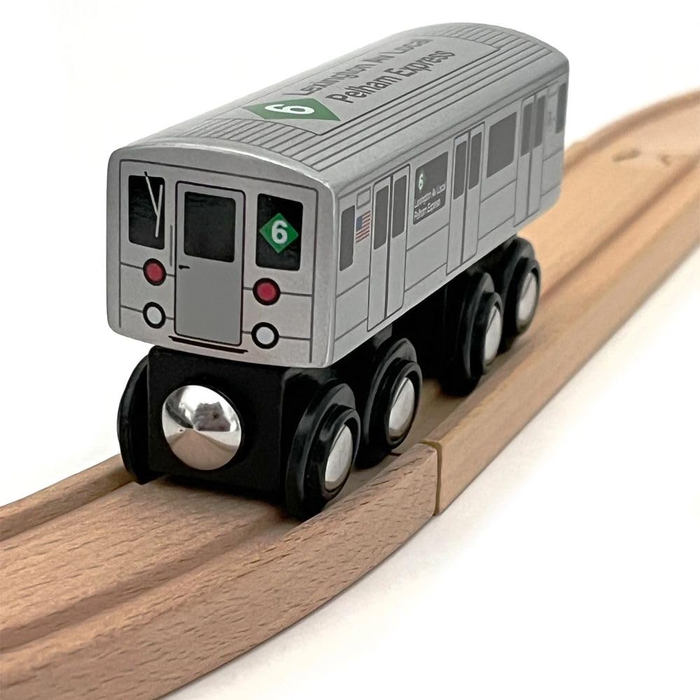 MUNI PALS MP01-11X6 Wooden Subway Car NYC Lexington Ave Pelham Express R62 6 Train