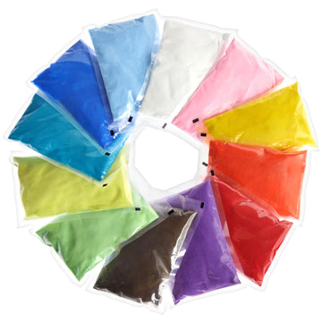 Bright Creations Colored Sand Set - Multi Colored Sand Art Kit for Arts & Crafts - Wedding Decoration & Vase Filling - Pack of 12, 1 Lb per Bag, 12 Lb