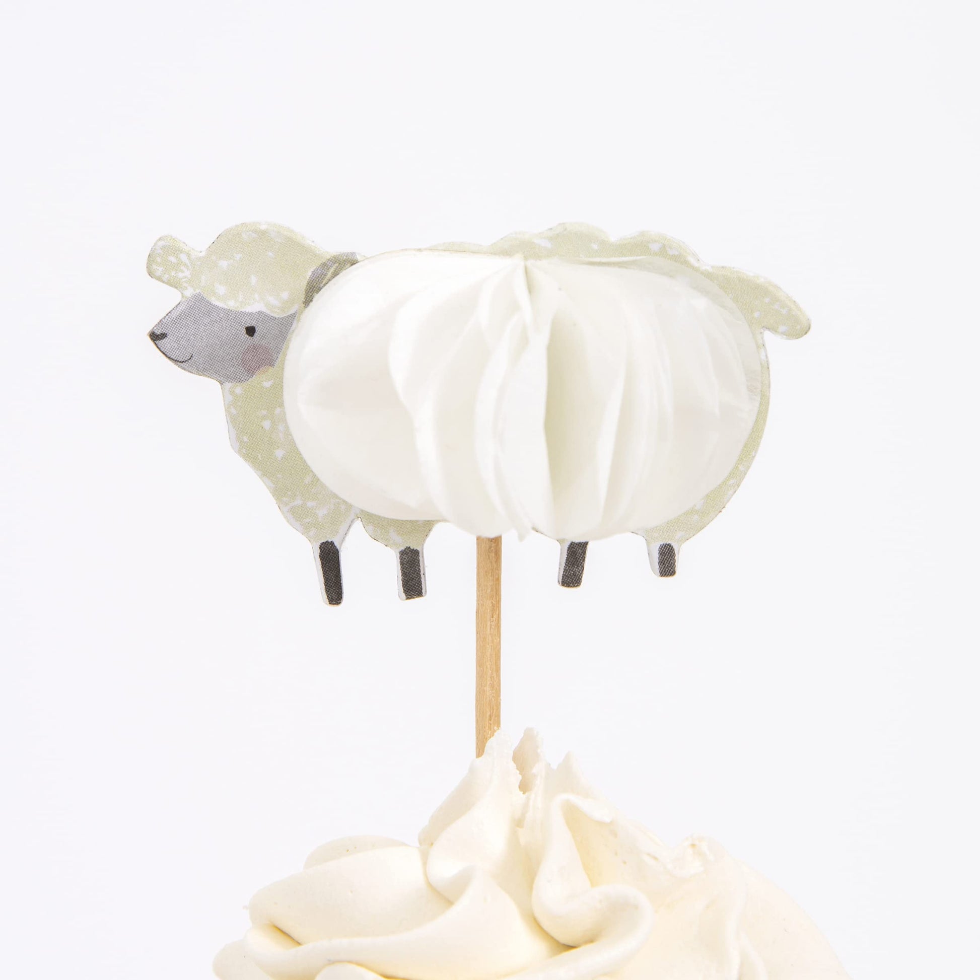 Meri Meri Cupcake Decorations, On the Farm Cupcake Kit (Pack of 24)