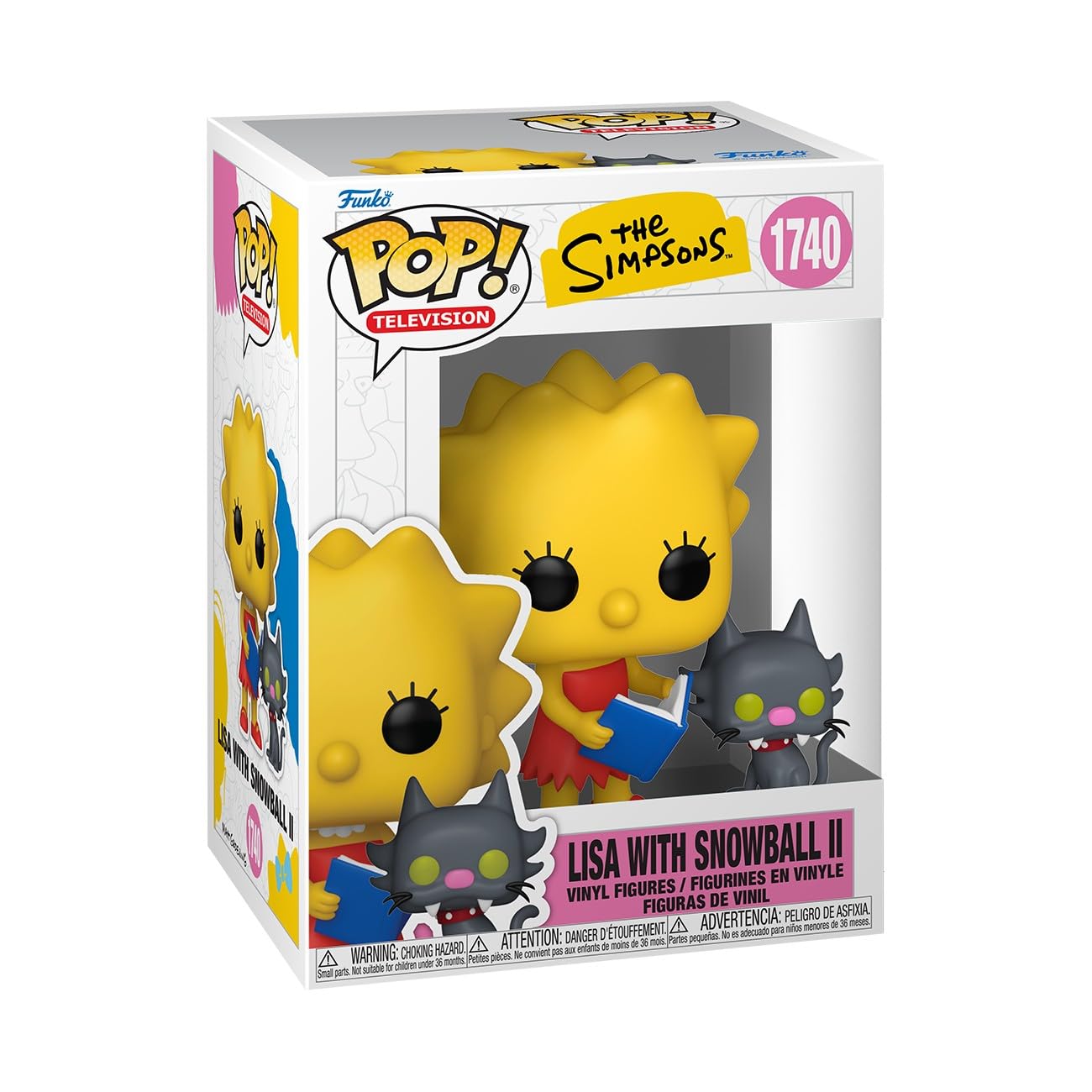 Funko Pop! & Buddy: The Simpsons - Lisa with Snowball II - Collectable Vinyl Figure - Gift Idea - Official Merchandise - Toys for Kids & Adults - TV