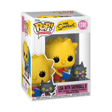 Funko Pop! & Buddy: The Simpsons - Lisa with Snowball II - Collectable Vinyl Figure - Gift Idea - Official Merchandise - Toys for Kids & Adults - TV