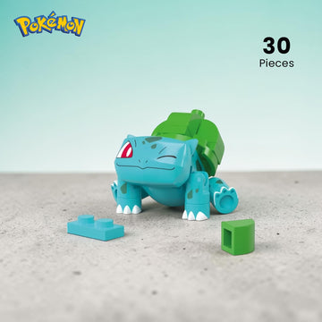 Pokemon Mega Construx Poke Ball 30-Piece Building Set | Bulbasaur