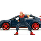 Jada Toys 2016 Subaru WRX STI w/Yuji Itadori Die-Cast Figure, Jujutsu Kaisen 1:24 Scale Collectible Car - Opening Doors, Hood & Trunk