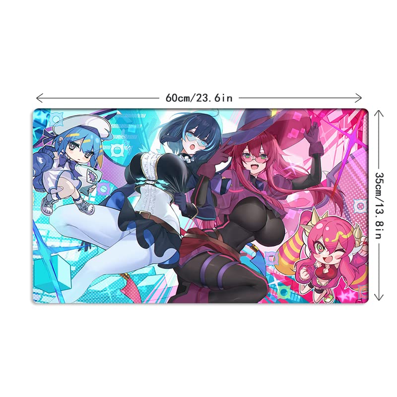 New Mlikemat Duel Playmat Evil Twins Ki-sikil & Lil-la TCG CCG Trading Card Game Mat Free Bag (ZD014-604)