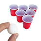 World's Smallest Beer Pong, Red, Miniature