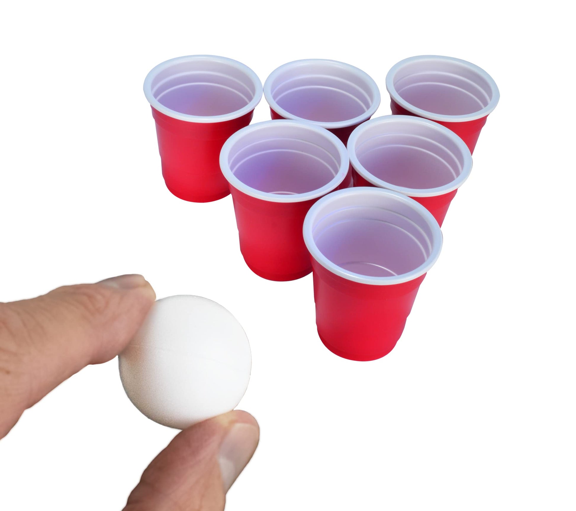 World's Smallest Beer Pong, Red, Miniature