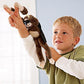 YMCtoys - Flying Screaming Flingshot Slingshot Novelty Monkey Plush Doll Toy, Launches up to 50 Feet