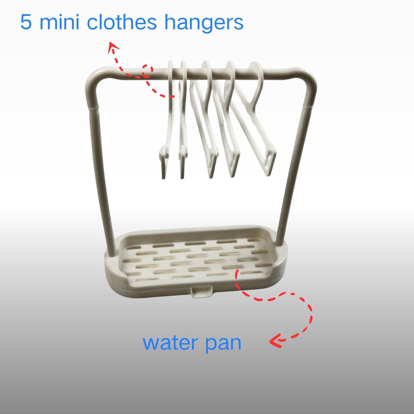 Sunoutdeeal Doll Clothes Rack Set Suitable for Drying and Displaying Dolls Outfits Suitable for Dollhouse Decoration Display Clothing for Labubu