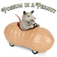 Archie McPhee Possum in a Peanut Pull Back Toy Car (12967)