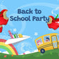 6Pcs Apple Balloons Fruit Balloons,Welcome Back to School Party Decoration Teacher Balloons Red ABC Apple Balloon for the First Day of School