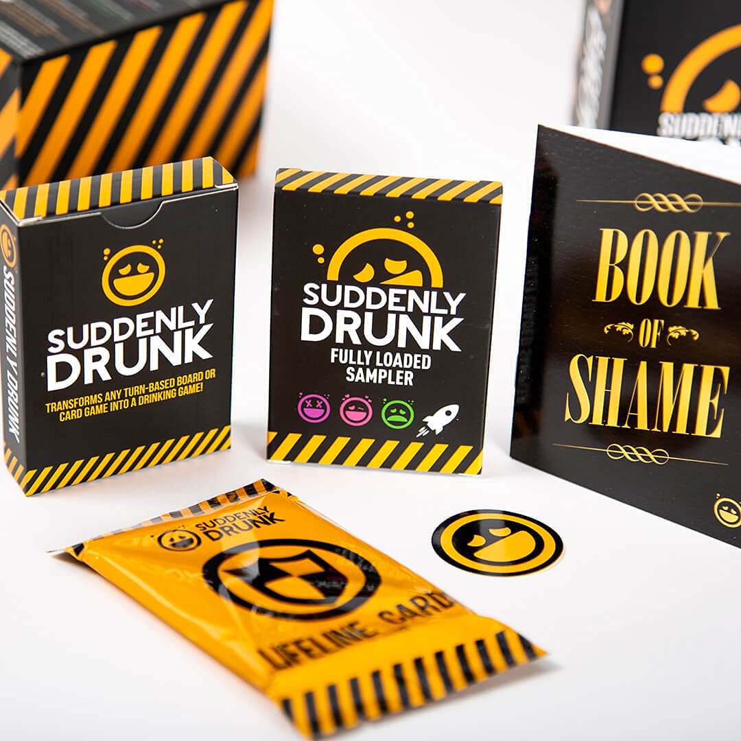 Suddenly Drunk: Box of Bad Ideas - Hilarious Party Game Expansion - 100 Wild New Cards to Spice Up Any Drinking Game