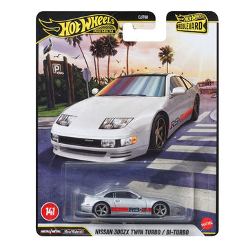 Hot Wheels Boulevard Nissan 300ZX Twulf Toy Vehicle for Vehicles Ages 3 and Up, JHW25, Silver