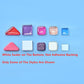 500g Mixed Color Irregular Crystal Mosaic Tiles,Tiny Mosaic Tile DIY Hobbies Children Handmade Crystal Craft for Craft Bathroom Kitchen Home