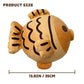 Roqei Cute Taiyaki Plush, 13" Kawaii Taiyaki Fish Stuffed Animal - Soft Stuffed Fish Plush for Home Decor, Perfect for Kids, Boys & Girls