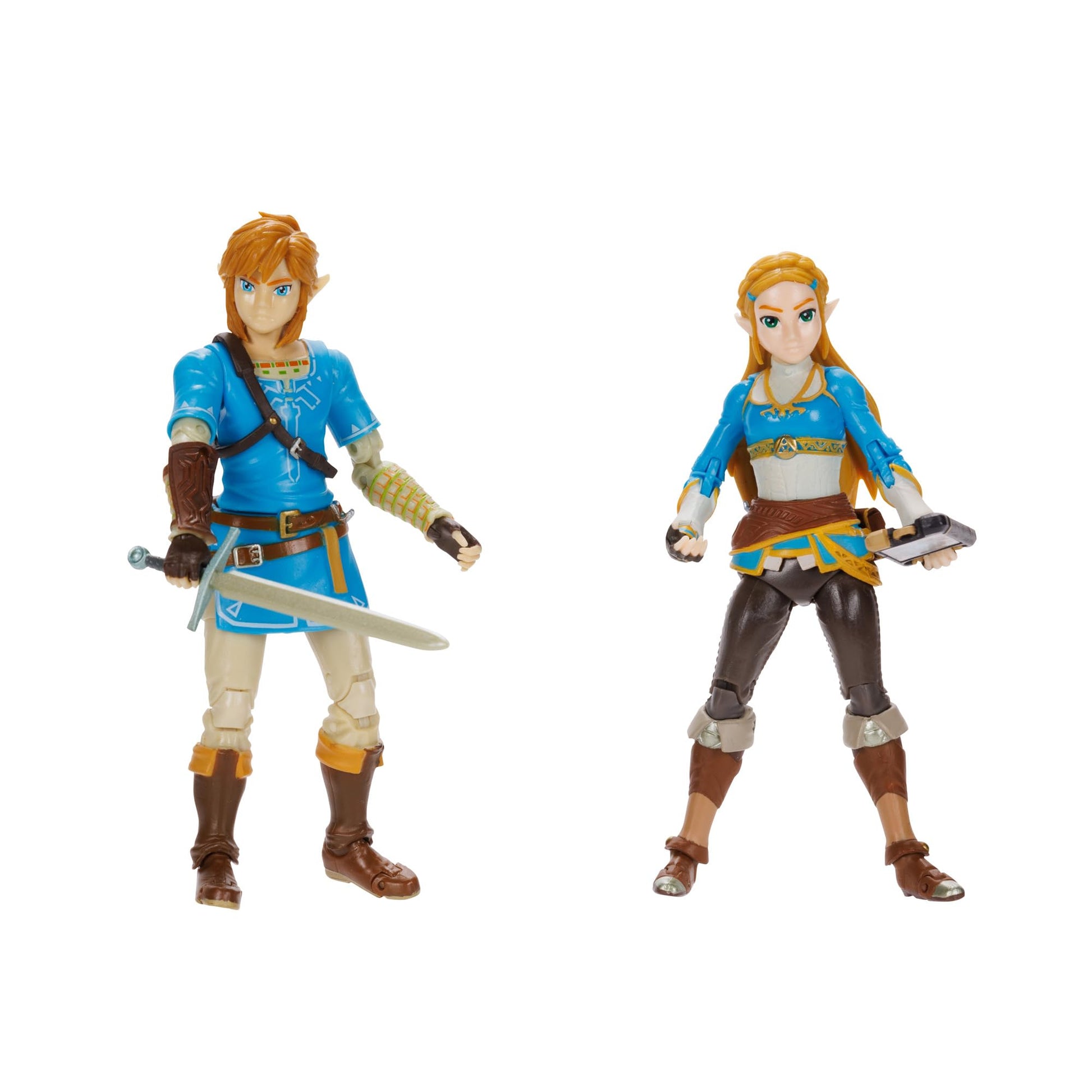 Super Mario 4" Action Figure 2 Pack: Link & Zelda