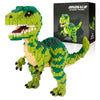 Aigidusansu Jurassic Dinosaur Micro Building Blocks, 1457pcs Velociraptor Tyrannosaurus Rex DIY Mini Diamond Blocks Bricks Toy for Boys Age 8-12 14+
